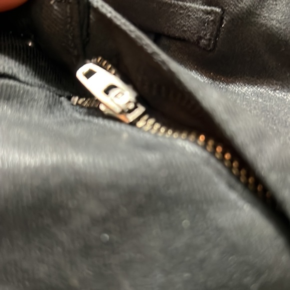 NEW L’AGENCE jeans Alexia high Rise crop Cigarette black coated jeans size 25 - Picture 14 of 16